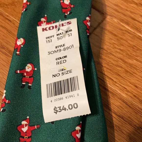 Festive Holiday ties (Holly  & Santa designs) - Picture 12 of 12